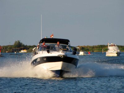 Boat daylight motorboat
