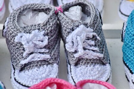 Footwear grey handmade