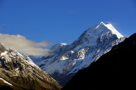 Mount Cook National Park in New Zealand photo