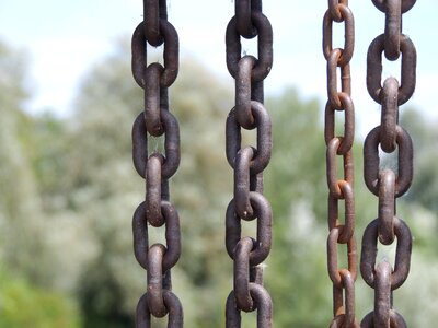 Rust links of the chain together
