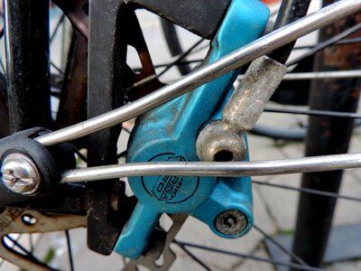 Bicycle brake cycling photo