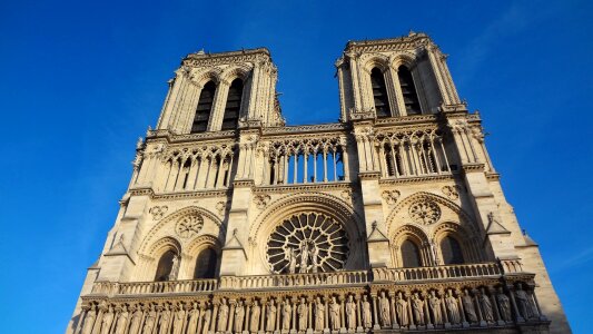Paris cathedral france photo