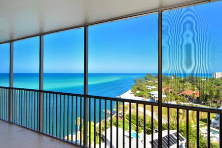 Architecture balcony beach