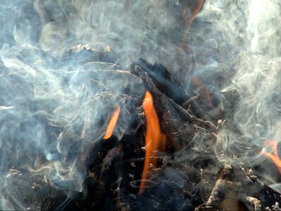 Hot burning blaze