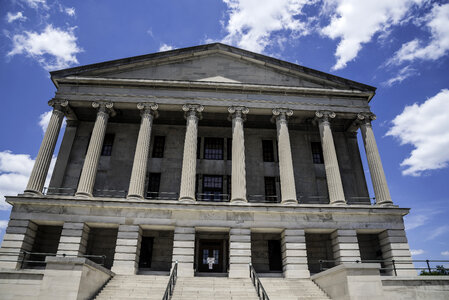 Government buildings under the sky in Nashville, Tennessee