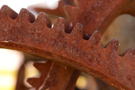 Brown cast iron detail photo