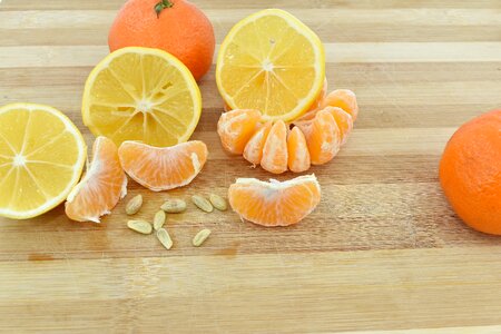Lemon mandarin nutrition photo
