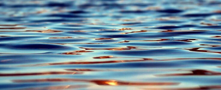 Horizon reflection sea