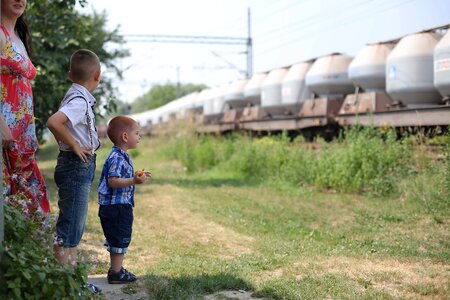 Motherhood family boys photo