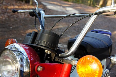 Suzuki classic two wheeled vehicle photo