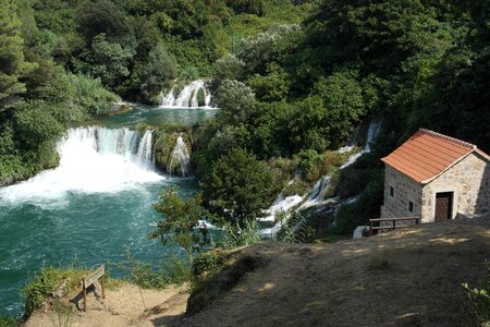 Tour trip waterfall