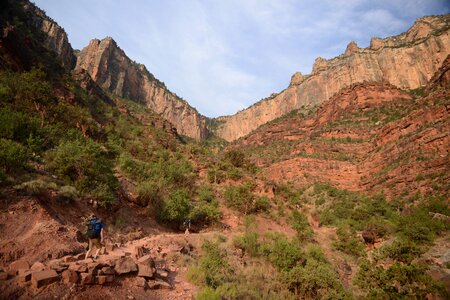 Bright Angel trail in Grand Canyon National Park photo