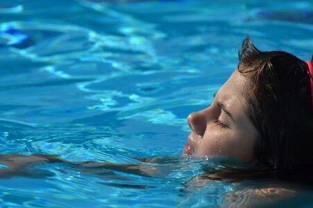 Holiday indoor swimming-pool water photo