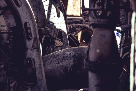 Cast Iron garbage industry photo