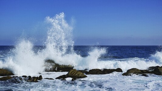 Jumunjin blue sea winter sea photo