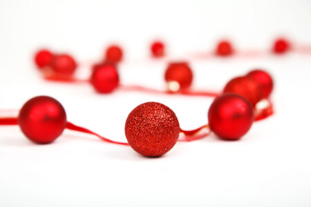 Red Bauble Curve photo