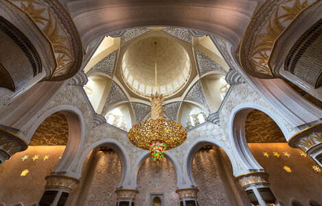 Mosque at Abu Dhabi in United Arab Emirates - UAE photo