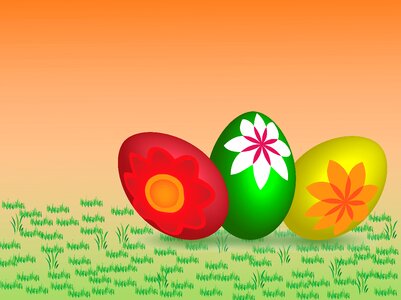 Decorated decoration easter