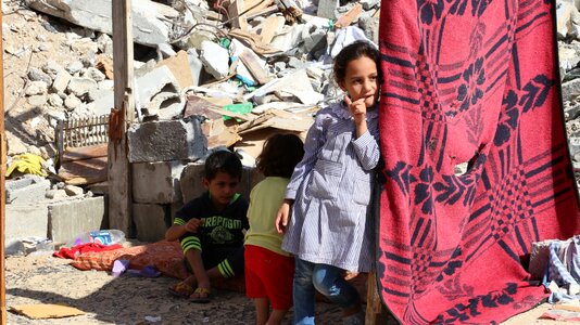 Palestine gaza strip in 2015 beit hanoun the destruction of his successor