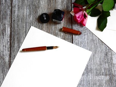 Ink letter note