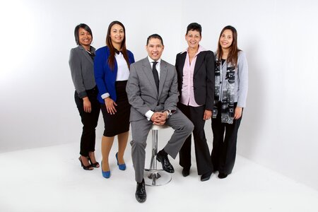 Teamwork office staff