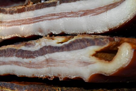 Bacon meat delicious photo