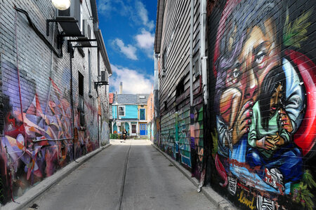 City Alley Grafitti photo