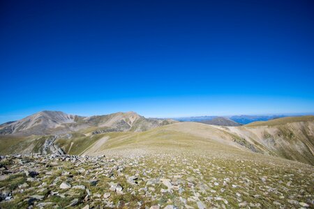 Mountain elevation landscape photo