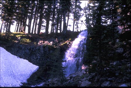 Cascade obsidian waterfalls