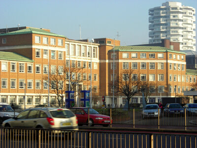 Croydon College's main buildings in Central Croydon, England photo