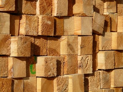 Square storage boards stack photo