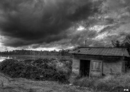 Clouds white rural photo