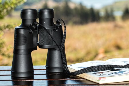 Beautiful Photo binoculars device