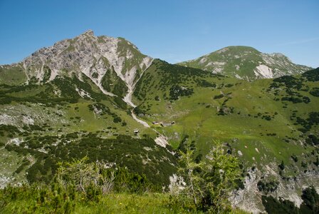 Mountains landscape in Rizuelhals, Austria photo