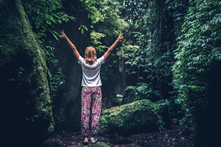 Woman Jungle Adventure photo