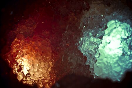 Orange turquoise gems