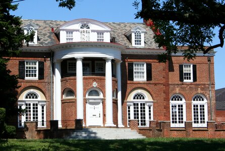 Fraternity campus architecture photo