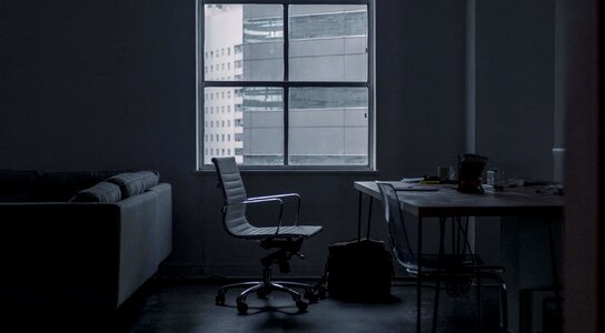 Chair contemporary dark photo