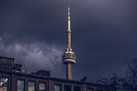 CN Tower In Storm photo