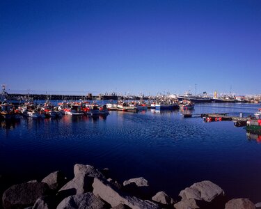 Icelandic Seaport Boats for fishing photo