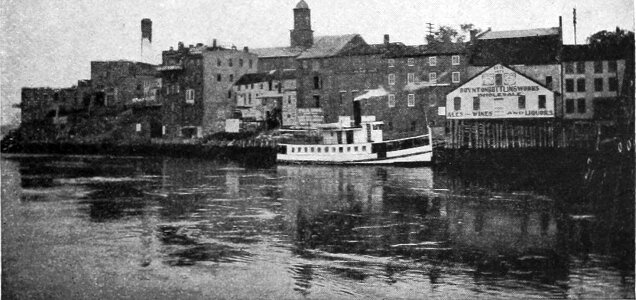 Waterfront in Portsmouth, New Hampshire in 1917 photo