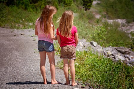 Girl pair together