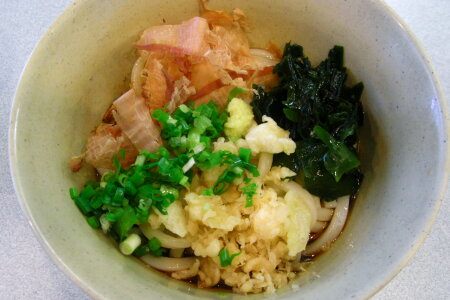 Bukkake udon - Japanese Noodle photo