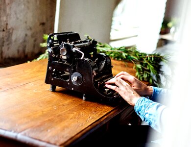 Antique equipment hand photo