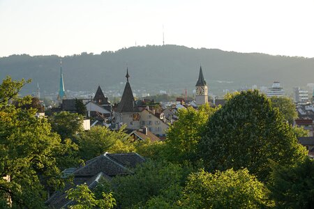 Switzerland roofs city