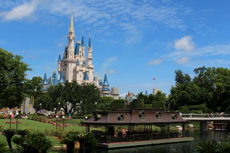 Disney world florida orlando magic castle photo