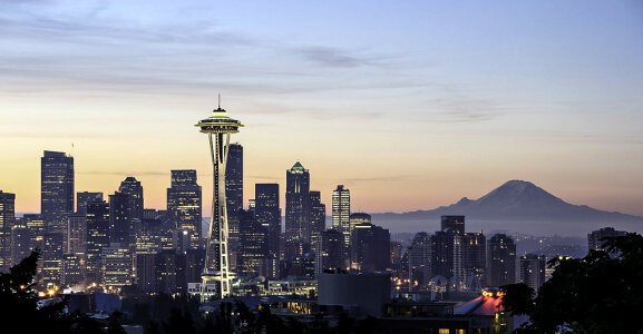 Seattle Skyline from Queen Anne Hill, Washington photo