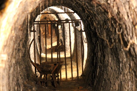 Old tunnel in Rammelsberg mine photo