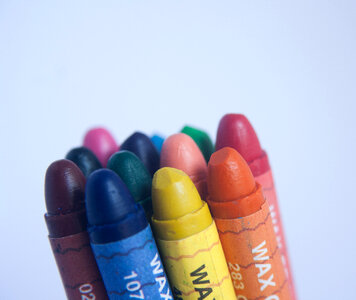 Crayon Colors Bunch photo