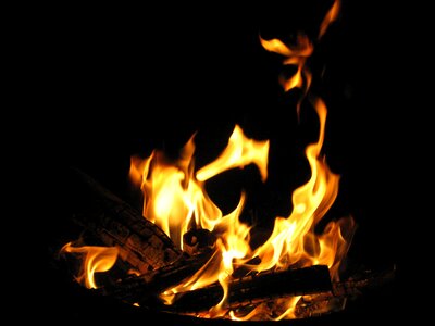 Blaze burn bonfire photo